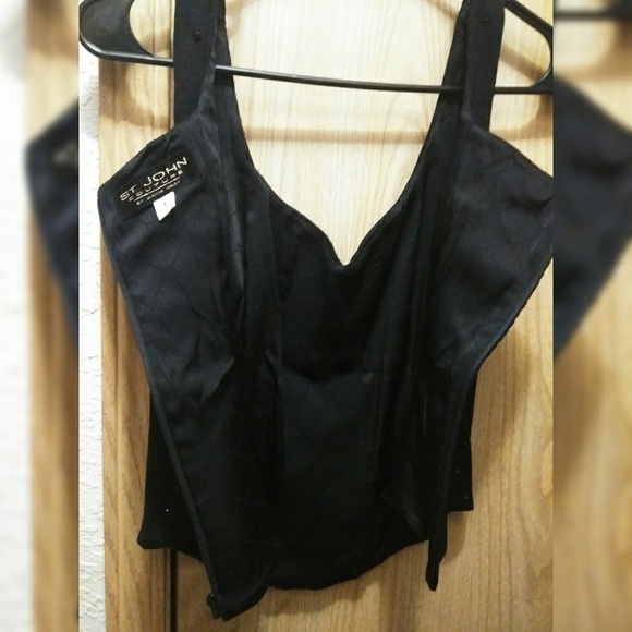 St. John Couture by Mark Gray Corsett Bustier Top - Picture 3 of 7